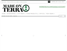 Tablet Screenshot of madeonterra.com